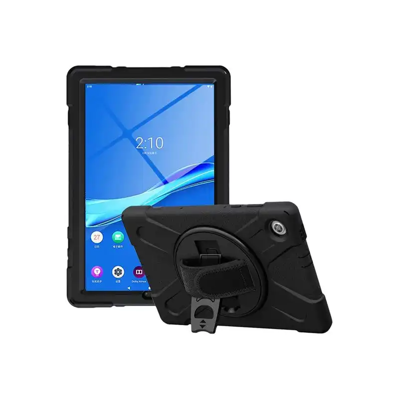 DLH - Coque de protection pour tablette - renforcée, sangle réglable, poignée tournante - 10.1" - pour Le... (DY-RC5010)_1